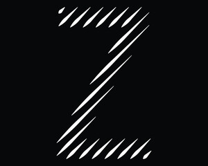 Word with Z art & illustration icon