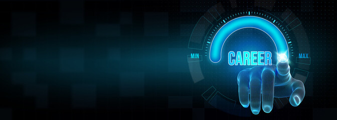 Coach motivate to career growth. Personal development, personal and career growth. Potential concepts. 3d illustration