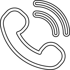 Single isolated icon with outline style icon on white background