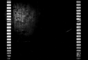 Obraz premium Black wall grunge texture