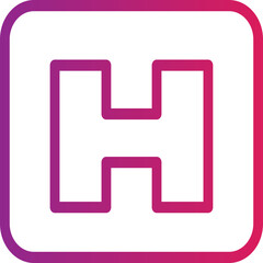 Obraz premium Single isolated icon with outline style icon on white background