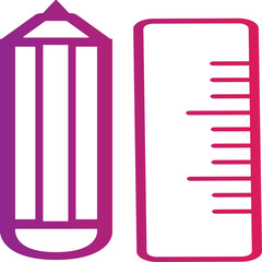 Single isolated icon with outline style icon on white background