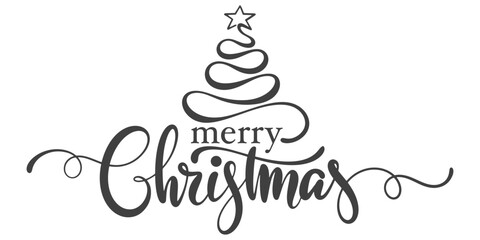 merry christmas lettering, merry christmas lettering. Merry christmas hand lettering calligraphy isolated on white background. Vector holiday illustration element. Merry Christmas script calligraphy