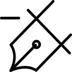 Single isolated icon with outline style icon on white background