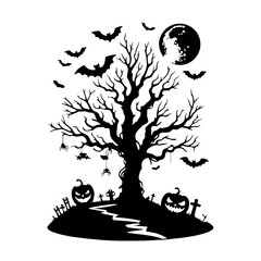 Spooky Halloween Tree