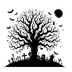 Dark Halloween Tree