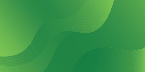 Abstract minimal background with green gradient fluid shapes.eps10
