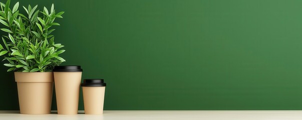 Eco-conscious product packaging displayed in an elegant conference room, symbolizing sustainable business practices   sustainable packaging, corporate innovation