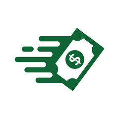 Fast cash money for finance professional business logo design