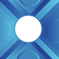 Abstract blue modern background with white frame, stripes and small circles abstract gradient blue modern elegant design background.