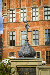 Neptune Fountain in Gdansk, Poland