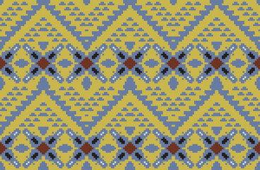 Shawl Traditional Japanese Patternfolk Embroidery, Aztec Geometric Ornament Print. Design for Carpet, Wallpaper, Clothing, Wrapping, Fabric