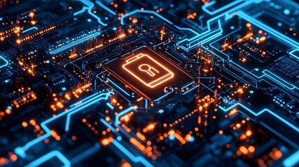 A concept of AI-enhanced cybersecurity protecting digital data