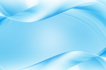 Abstract wave dynamic blurred soft light blue and white with curve pattern background design for Graphic Business technology digital design illustration web template backdrop desktop wallpaper