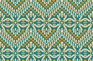 Arabesque Korea Traditional Patternfolk Embroidery, Aztec Geometric Ornament Print. Design for Carpet, Wallpaper, Clothing, Wrapping, Fabric