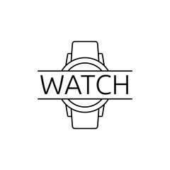 Simple watches logo design