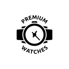 Simple watches logo design