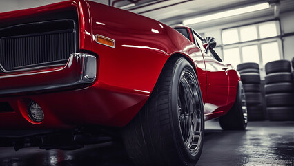 Classic Muscle Meets Modern Precision: Your Ride, Our Expertise. Generative ai