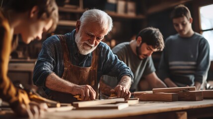 Crafting Together: A Woodworking Workshop Experience