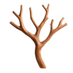 A detailed illustration of a tree branch showcasing organic shapes and textures, perfect for nature-themed designs.