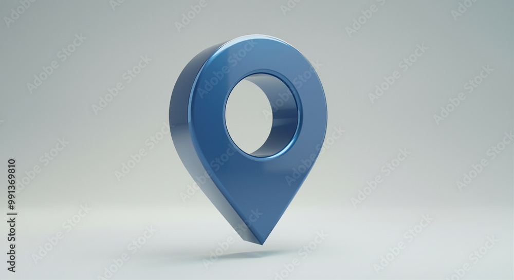 Poster location pin map marker 3d design vector illustration for digital application and navigation concept