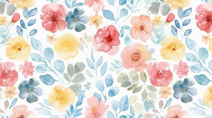 Floral print pattern