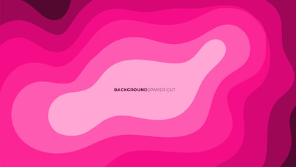 Paper Cut Style Abstract Background