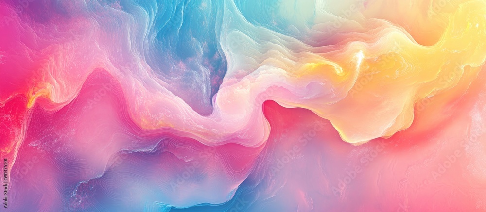 Aufkleber vibrant abstract background featuring a colorful gradient design playful pastel hues create a textur