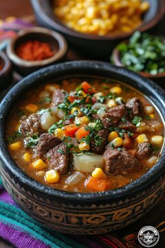 Patasca - A hearty Andean soup made with beef, corn, and tripe, often served in the highlands.