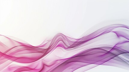 Abstract Purple Waves
