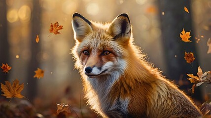 Obraz premium Mystical fox