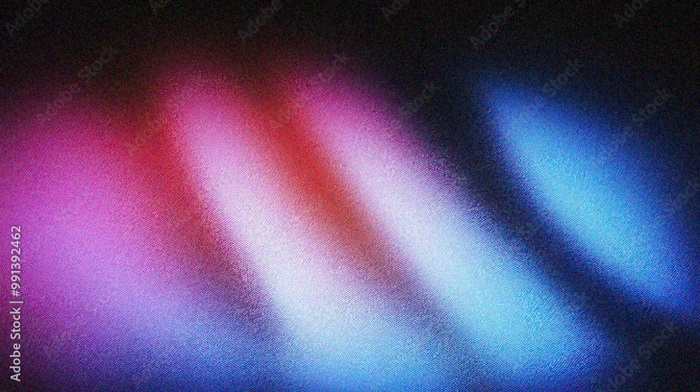 Aufkleber grainy gradient background, abstract light patterns in vibrant colors create a stunning visual effec