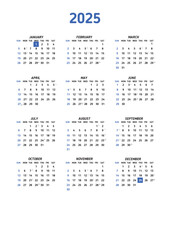 Calendar 2025 EN