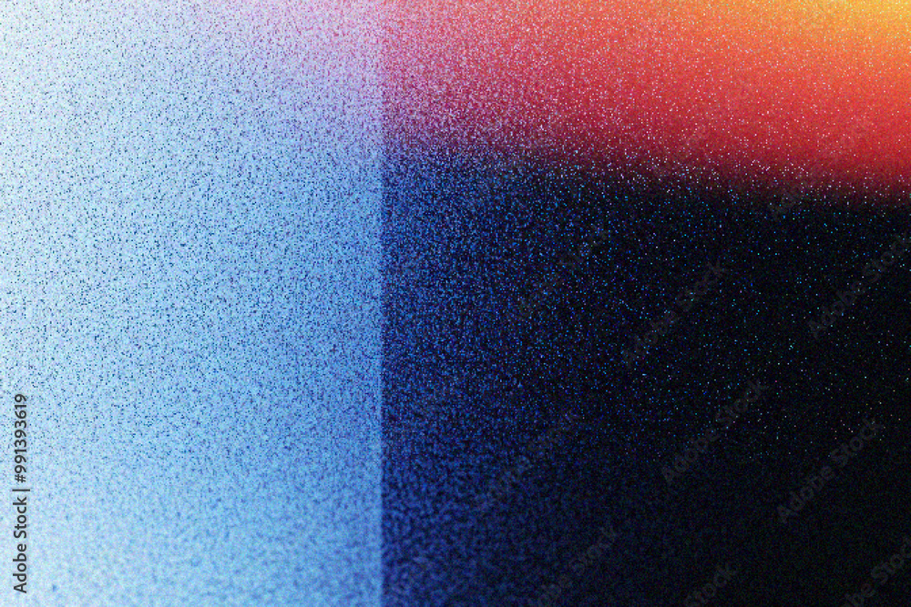Poster grainy gradient background, a vibrant abstract gradient with a blend of colors, featuring soft textu
