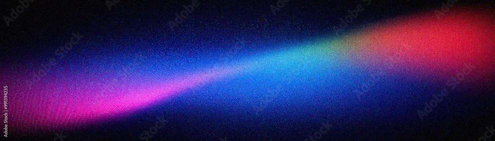 Poster Grainy gradient background, Vibrant abstract light streaks create a mesmerizing visual effect, merging colors in a captivating and dynamic display of energy and motion.