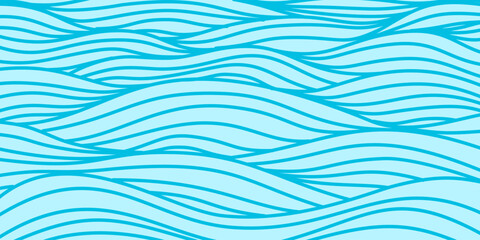 abstract Ocean Waves background. wave ocean background. abstract sea ripple, doodle wavy line background. sea and ocean ripple water background.