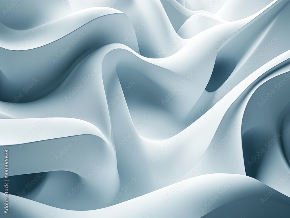 Poster 3d background with abstract shapes and depth, offering a futuristic and visually interesting effect