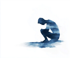  mental health, exploring themes of depression, anxiety, and loneliness. Through surreal illustrations and emotive concepts, it captures the struggles of the mind, reflecting feelings of despair 