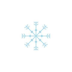 Snowflake line icon. Winter, New Year, holiday. Christmas concept. Vector illustration can be used for topics like winter holidays, entertainment, Christmas