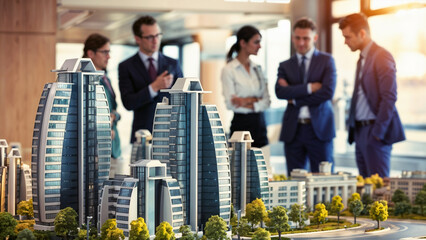 Bussiness people is Discuss