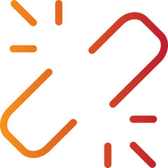 Single isolated icon with outline style icon on white background