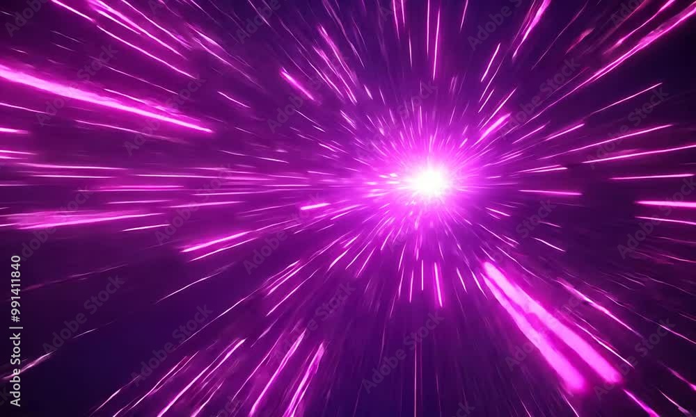 Aufkleber an abstract background showcasing vibrant neon speed rays in shades of pink and purple. the luminous