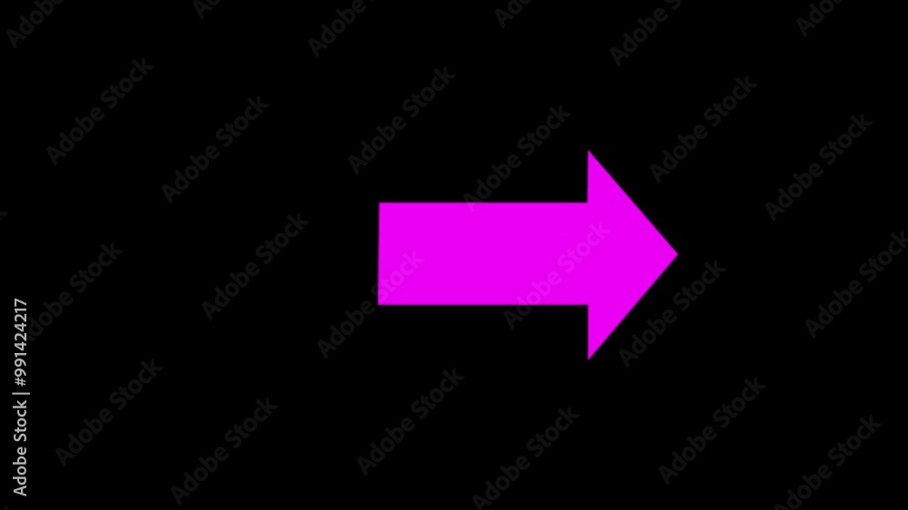 Poster right-directiona arrow loop animation. arrow loading , 4k vedio