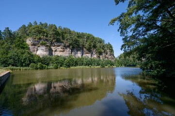 A view of the Plakanek protected area near Kost Castle