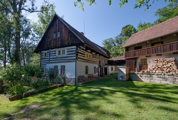 Historic water mill in Strehom in the Czech Republic