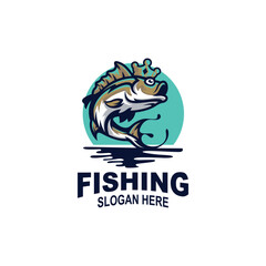 fishing logo design