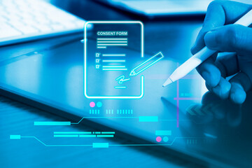 digital agreement , consent form approval , privacy control management