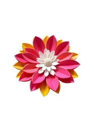 Fototapeta premium 3D flower colorful PNG