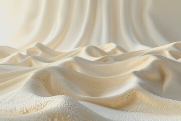 Obraz premium Abstract sand background on a table, with empty space for text.