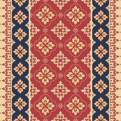 border, damask, oriental, ornament, textile, tile, fabric, wallpaper, embroidery, retro, vintage, design, floral, flower, seamless, vector, background, elegant, graphic, indian, islamic, lace, scroll,
